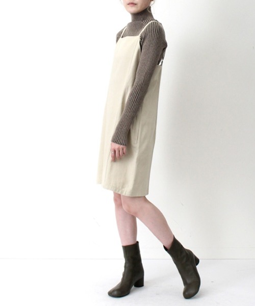 STYLEBLOCK（スタイルブロック）の「カツラギミニジャンスカ（スカート・レディース・アイボリー/ブラック/モカ・M）」の8枚目の写真