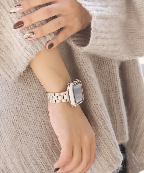 Urban Coral(アーバンコーラル)の「Apple Watch Band / アップルウォッチ バンド スリムステンレス / Urban Coral(デジタル腕時計・レディース・ブラック/シルバー/ピンクゴールド/ゴールド/ゴールド系その他・40mm/44mm)」の5枚目の写真