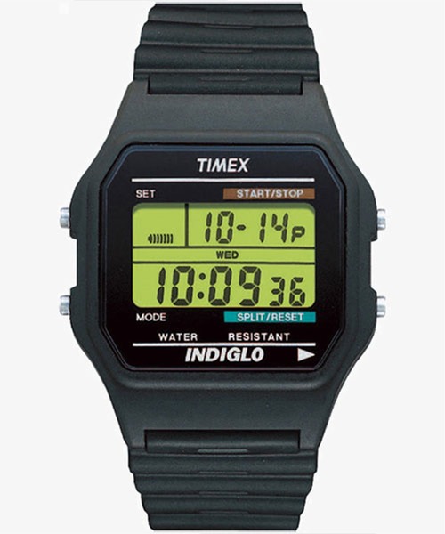 【美品】TIMEX デジタル腕時計 LB-06 ブラック 日本限定 】TIMEX Classic Digital/クラシック・デジタル