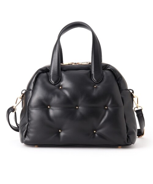 DRESKIP(ドレスキップ)の「◆2WAYキルティングボストン(ボストンバッグ・レディース・ベージュ/ブラック/ブラウン系その他・00)」の5枚目の写真