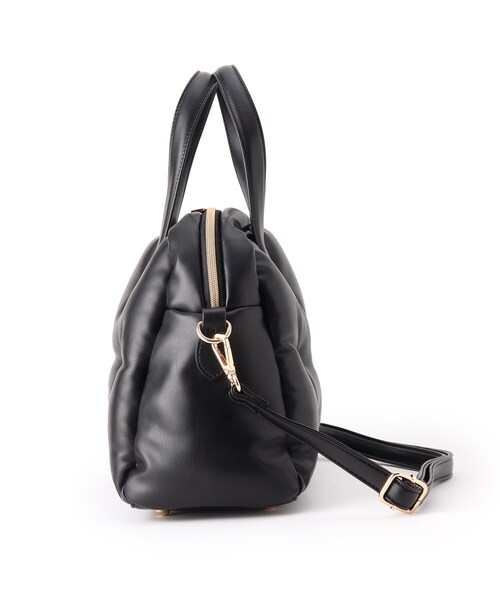 DRESKIP(ドレスキップ)の「◆2WAYキルティングボストン(ボストンバッグ・レディース・ベージュ/ブラック/ブラウン系その他・00)」の6枚目の写真