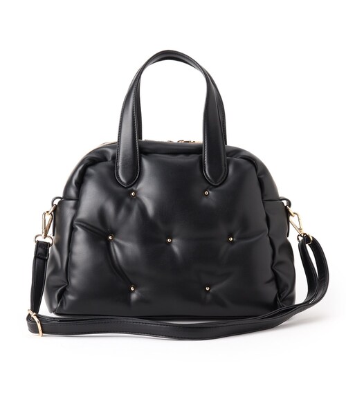 DRESKIP(ドレスキップ)の「◆2WAYキルティングボストン(ボストンバッグ・レディース・ベージュ/ブラック/ブラウン系その他・00)」の7枚目の写真