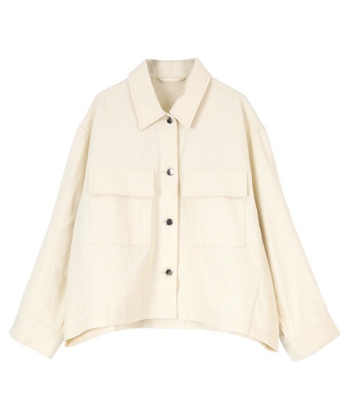 titivate（ティティベイト）の「デニムシャツジャケット（デニムジャケット・レディース・ブルー/アイボリー・S/M）」の13枚目の写真