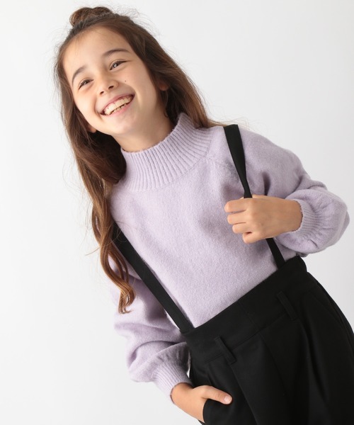 GLOBAL WORK（グローバルワーク）の「キッズ/フワフワHugmeニットプルオーバー/215824（ニット/セーター・キッズ・ホワイト/サックスブルー/ライトグリーン/アイボリー/ライトパープル・110cm/100cm/130cm/140cm/150cm/160cm/120cm）」の5枚目の写真