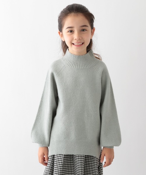GLOBAL WORK（グローバルワーク）の「キッズ/フワフワHugmeニットプルオーバー/215824（ニット/セーター・キッズ・ホワイト/サックスブルー/ライトグリーン/アイボリー/ライトパープル・110cm/100cm/130cm/140cm/150cm/160cm/120cm）」の3枚目の写真