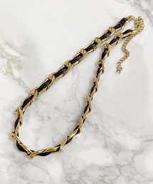 blackdia ocean | blackdia ocean レザーチェーンチョーカーネックレス(ネックレス)