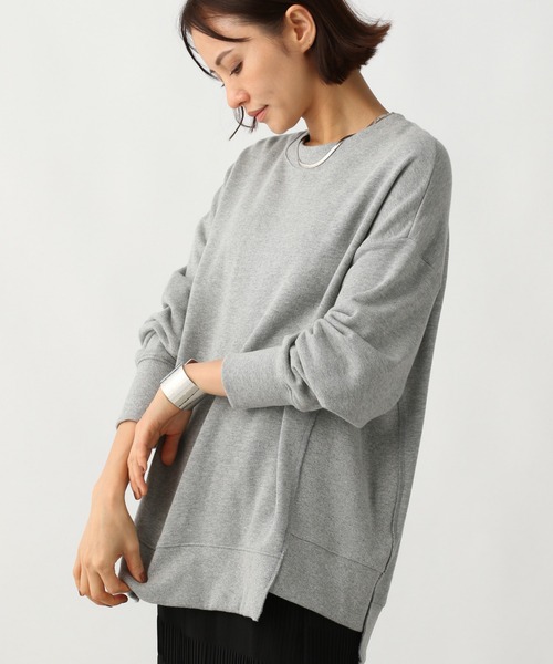 Ezick(エジック)の「セントラル裏毛プルオーバー(スウェット・レディース・チャコール/グレー・FREE)」の8枚目の写真