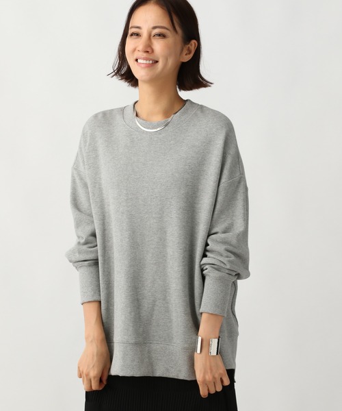 Ezick(エジック)の「セントラル裏毛プルオーバー(スウェット・レディース・チャコール/グレー・FREE)」の9枚目の写真