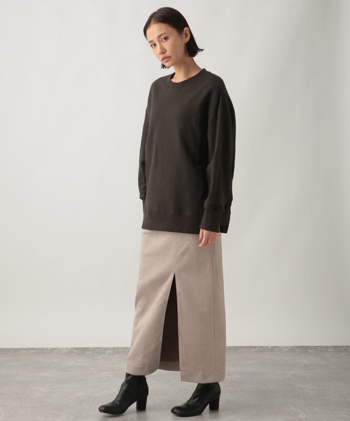 Ezick(エジック)の「セントラル裏毛プルオーバー(スウェット・レディース・チャコール/グレー・FREE)」の11枚目の写真