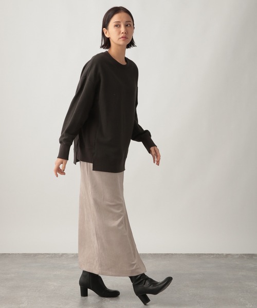 Ezick(エジック)の「セントラル裏毛プルオーバー(スウェット・レディース・チャコール/グレー・FREE)」の13枚目の写真