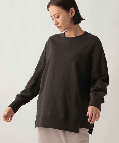 Ezick(エジック)の「セントラル裏毛プルオーバー(スウェット・レディース・チャコール/グレー・FREE)」の14枚目の写真