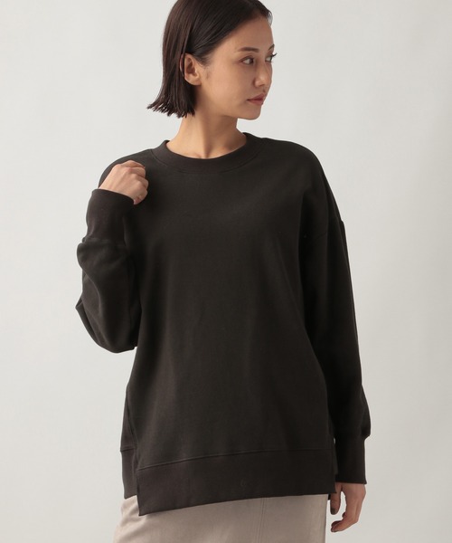 Ezick(エジック)の「セントラル裏毛プルオーバー(スウェット・レディース・チャコール/グレー・FREE)」の15枚目の写真