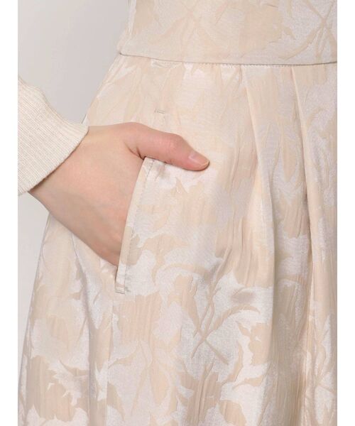 LAGUNAMOON(ラグナムーン)の「フラワージャガードスカート(スカート・レディース・アイボリー/ブラウン/ベージュ・SMALL/MEDIUM)」の9枚目の写真