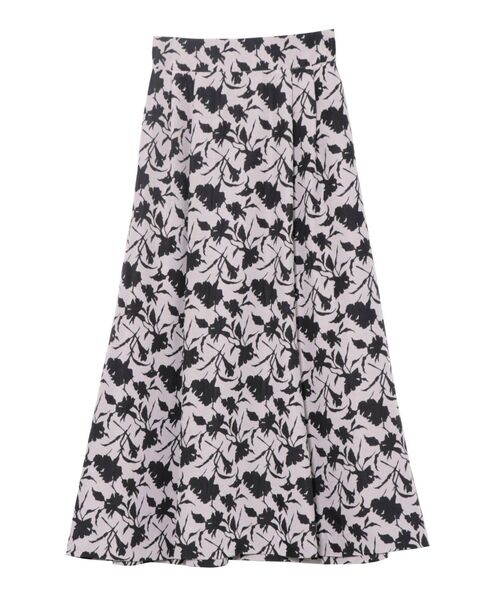 LAGUNAMOON(ラグナムーン)の「フラワージャガードスカート(スカート・レディース・アイボリー/ブラウン/ベージュ・SMALL/MEDIUM)」の14枚目の写真