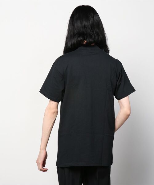 OBEY(オベイ)の「OBEY/オベイ 天竺 カラーアイコンロゴ入り Tシャツ(Tシャツ/カットソー・メンズ・ホワイト/ブラック・LARGE/MEDIUM)」の4枚目の写真