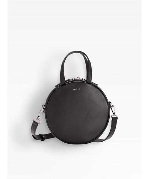agnes b.(アニエスベー)の「marion 2wayサークルバッグ (MS11A-01)(ハンドバッグ・レディース・ブラック・FREE)」の1枚目の写真