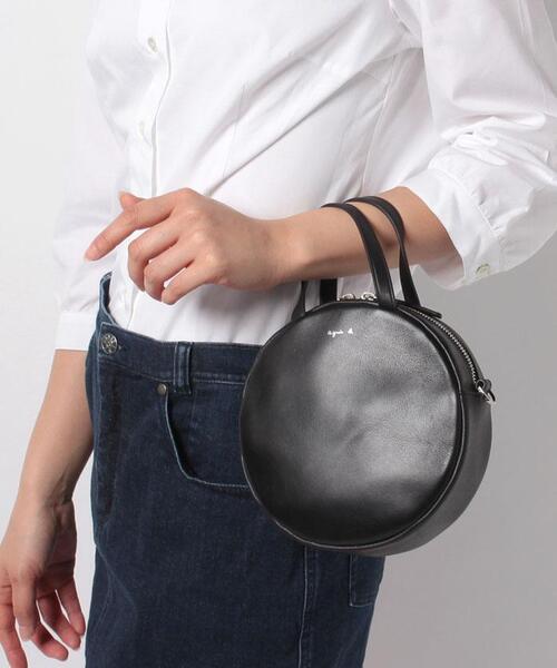 agnes b.(アニエスベー)の「marion 2wayサークルバッグ (MS11A-01)(ハンドバッグ・レディース・ブラック・FREE)」の4枚目の写真