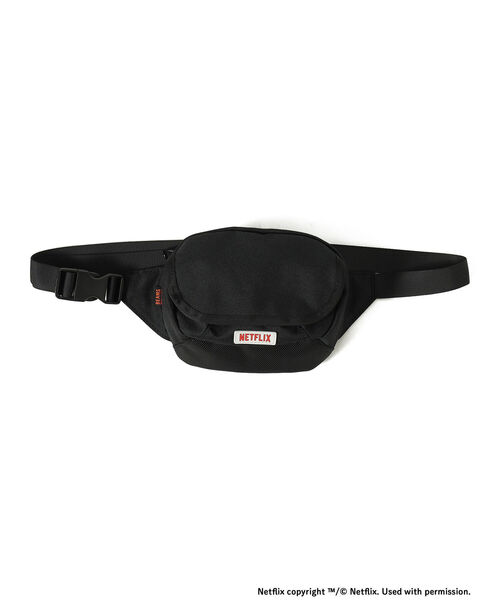 BEAMS(ビームス)の「Netflix × BEAMS / Body Bag(ボディバッグ/ウエストポーチ・メンズ・ブラック・FREE)」の10枚目の写真
