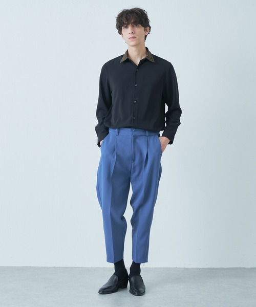 Lui's(ルイス)の「クレリックシャツ(シャツ/ブラウス・メンズ・グリーン/ホワイト/ブラック・SMALL/MEDIUM)」の17枚目の写真