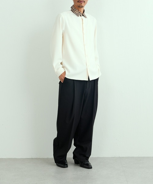 Lui's(ルイス)の「クレリックシャツ(シャツ/ブラウス・メンズ・グリーン/ホワイト/ブラック・SMALL/MEDIUM)」の15枚目の写真