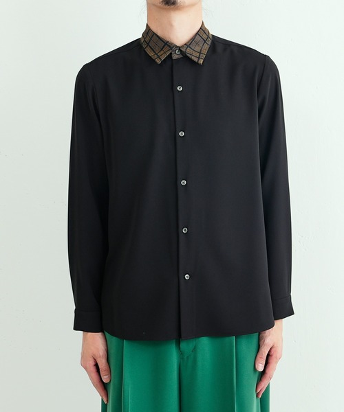 Lui's(ルイス)の「クレリックシャツ(シャツ/ブラウス・メンズ・グリーン/ホワイト/ブラック・SMALL/MEDIUM)」の12枚目の写真