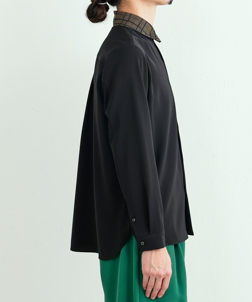 Lui's(ルイス)の「クレリックシャツ(シャツ/ブラウス・メンズ・グリーン/ホワイト/ブラック・SMALL/MEDIUM)」の9枚目の写真