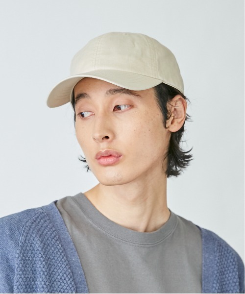 OVERRIDE(オーバーライド)の「OVERRIDE LINEN BASIC 6P CAP(キャップ・メンズ・ブラック/ベージュ/ブラウン/ブルー/グレー/グリーン・57~59cm)」の6枚目の写真