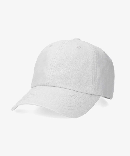 OVERRIDE(オーバーライド)の「OVERRIDE LINEN BASIC 6P CAP(キャップ・メンズ・ブラック/ベージュ/ブラウン/ブルー/グレー/グリーン・57~59cm)」の4枚目の写真
