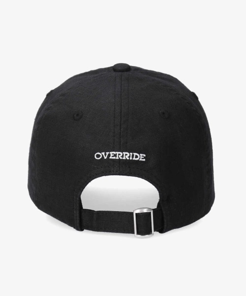 OVERRIDE(オーバーライド)の「OVERRIDE LINEN BASIC 6P CAP(キャップ・メンズ・ブラック/ベージュ/ブラウン/ブルー/グレー/グリーン・57~59cm)」の14枚目の写真