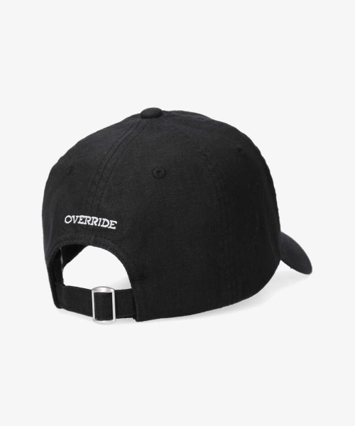 OVERRIDE(オーバーライド)の「OVERRIDE LINEN BASIC 6P CAP(キャップ・メンズ・ブラック/ベージュ/ブラウン/ブルー/グレー/グリーン・57~59cm)」の15枚目の写真