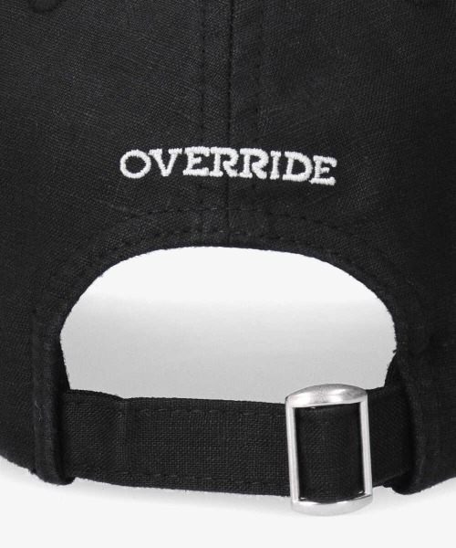 OVERRIDE(オーバーライド)の「OVERRIDE LINEN BASIC 6P CAP(キャップ・メンズ・ブラック/ベージュ/ブラウン/ブルー/グレー/グリーン・57~59cm)」の18枚目の写真