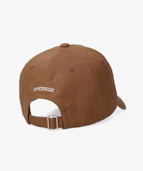 OVERRIDE(オーバーライド)の「OVERRIDE LINEN BASIC 6P CAP(キャップ・メンズ・ブラック/ベージュ/ブラウン/ブルー/グレー/グリーン・57~59cm)」の22枚目の写真