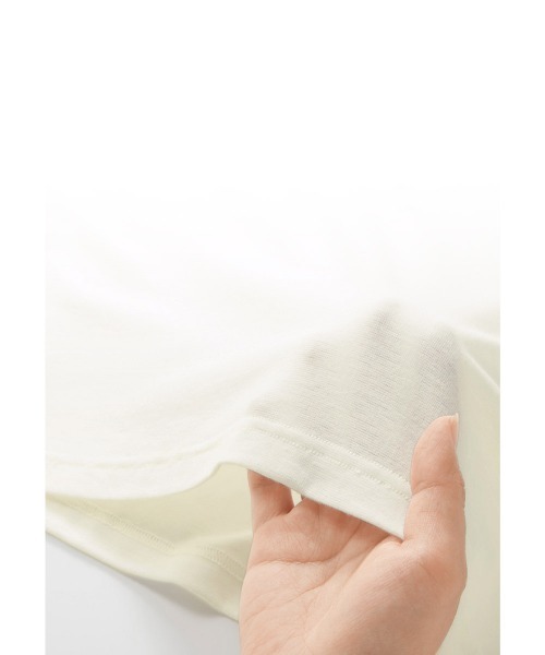 GUNZE(グンゼ)の「GUNZE グンゼ HOTMAGIC クルーネック&Vネック 薄手 9分袖シャツ ホットマジック 半端袖(Tシャツ/カットソー・メンズ・オフホワイト/ブラック系2/ネイビー系1/ネイビー系/ブラック/ホワイト系2・X-LARGE/MEDIUM/LARGE)」の16枚目の写真