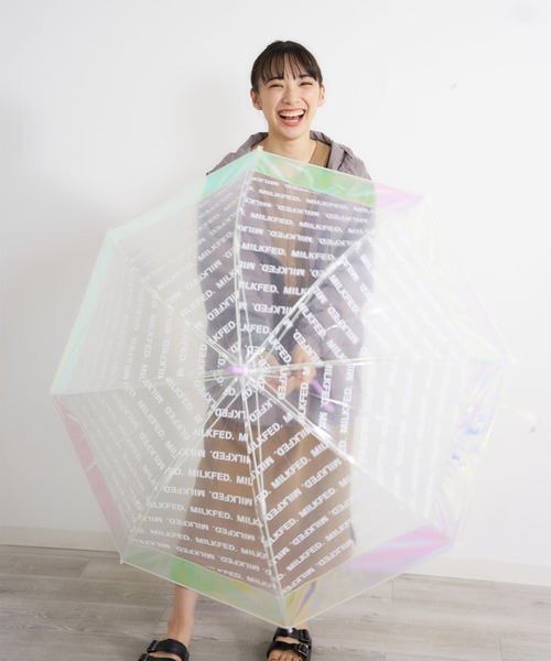 MILKFED.(ミルクフェド)の「MILKFED. LOGO SHINY UMBRELLA(長傘・レディース・マルチ・ONE SIZE)」の6枚目の写真