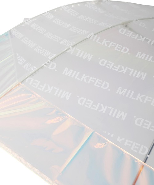 MILKFED.(ミルクフェド)の「MILKFED. LOGO SHINY UMBRELLA(長傘・レディース・マルチ・ONE SIZE)」の2枚目の写真