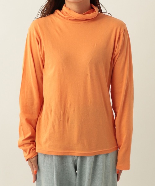 Heather（ヘザー）の「シアークシュクシュカットソー　272536（Tシャツ/カットソー・レディース・ブラック/オフホワイト/オレンジ/グリーン・FREE）」の13枚目の写真