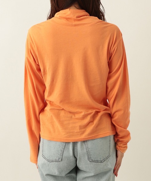 Heather（ヘザー）の「シアークシュクシュカットソー　272536（Tシャツ/カットソー・レディース・ブラック/オフホワイト/オレンジ/グリーン・FREE）」の16枚目の写真