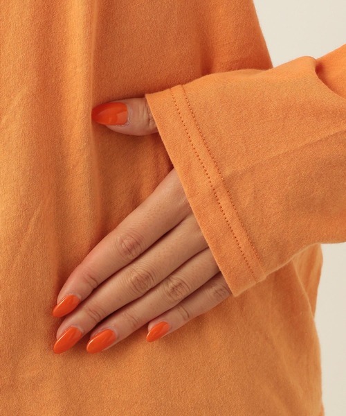 Heather（ヘザー）の「シアークシュクシュカットソー　272536（Tシャツ/カットソー・レディース・ブラック/オフホワイト/オレンジ/グリーン・FREE）」の19枚目の写真