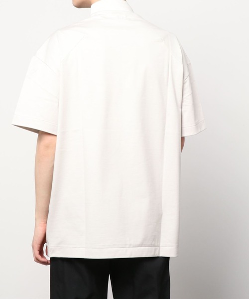 my beautiful landlet(マイビューティフルランドレット)の「【my beautiful landlet】 MERCERIZATION JERSEY MOCKNECK T-SHIRT(Tシャツ/カットソー・メンズ・ホワイト/ブラック/ベージュ/グレー/グリーン・1/0)」の14枚目の写真