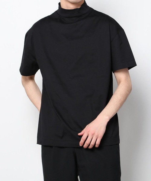 my beautiful landlet(マイビューティフルランドレット)の「【my beautiful landlet】 MERCERIZATION JERSEY MOCKNECK T-SHIRT(Tシャツ/カットソー・メンズ・ホワイト/ブラック/ベージュ/グレー/グリーン・1/0)」の11枚目の写真