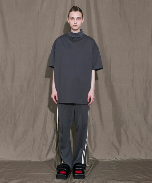 my beautiful landlet(マイビューティフルランドレット)の「【my beautiful landlet】 MERCERIZATION JERSEY MOCKNECK T-SHIRT(Tシャツ/カットソー・メンズ・ホワイト/ブラック/ベージュ/グレー/グリーン・1/0)」の18枚目の写真