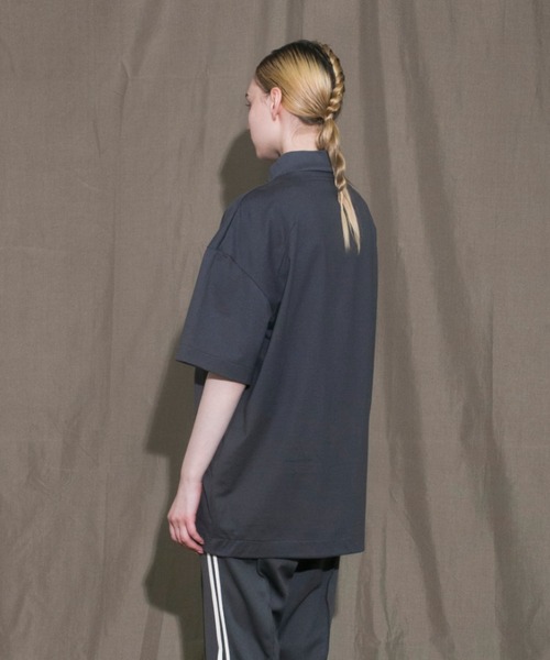 my beautiful landlet(マイビューティフルランドレット)の「【my beautiful landlet】 MERCERIZATION JERSEY MOCKNECK T-SHIRT(Tシャツ/カットソー・メンズ・ホワイト/ブラック/ベージュ/グレー/グリーン・1/0)」の20枚目の写真