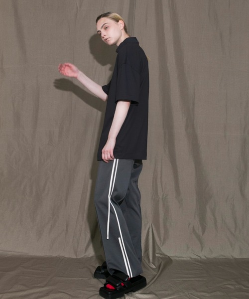 my beautiful landlet(マイビューティフルランドレット)の「【my beautiful landlet】 MERCERIZATION JERSEY MOCKNECK T-SHIRT(Tシャツ/カットソー・メンズ・ホワイト/ブラック/ベージュ/グレー/グリーン・1/0)」の8枚目の写真