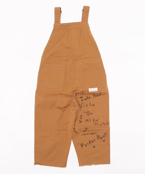 NEEDLE WORKS(ニードルワークス)の「GABA/DENIM-OVERALL(サロペット/オーバーオール・キッズ・ブラウン・150cm/130cm/140cm/120cm)」の2枚目の写真