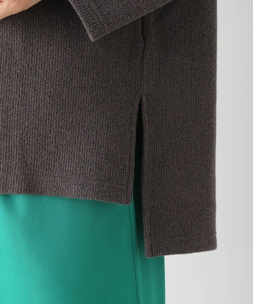 LEPSIM（レプシィム）の「ハーフZIPカットプルオーバー　271503（Tシャツ/カットソー・レディース・ブラウン/グレー/グレイッシュベージュ・FREE）」の12枚目の写真