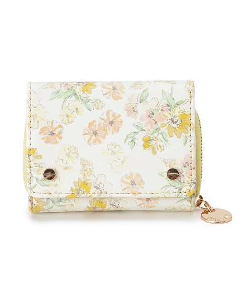 DRESKIP（ドレスキップ）の「◆スタッズポイント三つ折り財布（財布・レディース・グレー/ブラック/イエロー系/ピンク系5・00）」の5枚目の写真