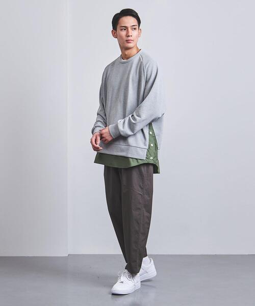 EN ROUTE(アンルート)の「<EN ROUTE(アンルート)> スウェット x シャツ レイヤード プルオーバー(Tシャツ/カットソー・メンズ・グレー/ブラック・2/3/1)」の6枚目の写真
