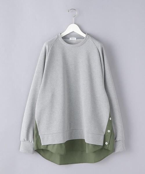 EN ROUTE(アンルート)の「<EN ROUTE(アンルート)> スウェット x シャツ レイヤード プルオーバー(Tシャツ/カットソー・メンズ・グレー/ブラック・2/3/1)」の13枚目の写真