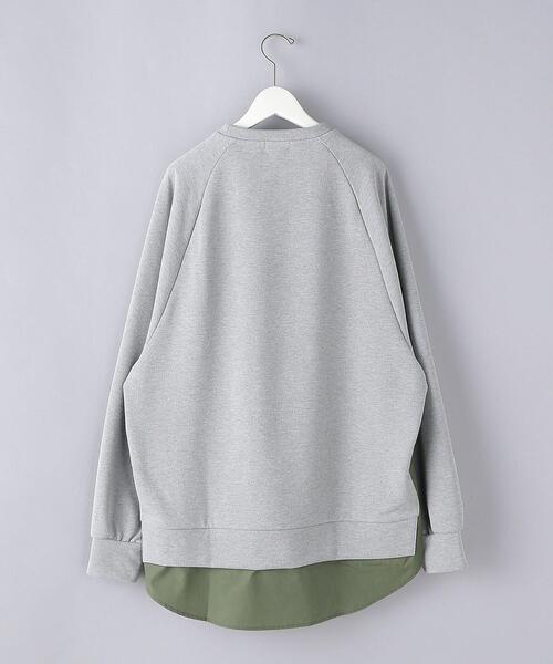 EN ROUTE(アンルート)の「<EN ROUTE(アンルート)> スウェット x シャツ レイヤード プルオーバー(Tシャツ/カットソー・メンズ・グレー/ブラック・2/3/1)」の14枚目の写真