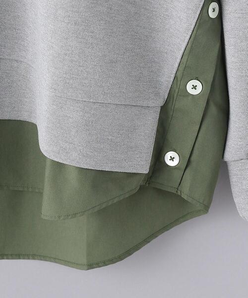 EN ROUTE(アンルート)の「<EN ROUTE(アンルート)> スウェット x シャツ レイヤード プルオーバー(Tシャツ/カットソー・メンズ・グレー/ブラック・2/3/1)」の17枚目の写真